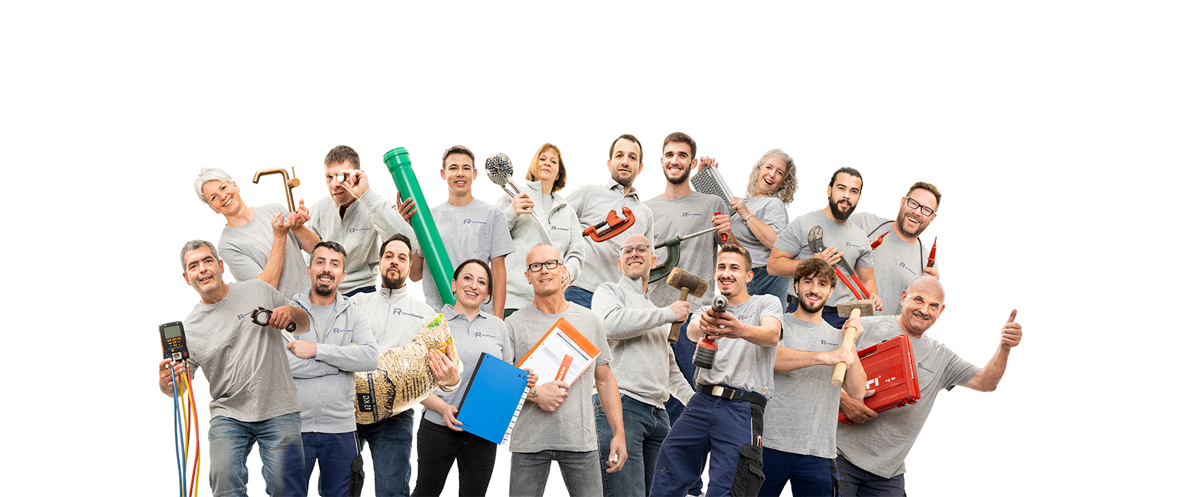 Das Team der Firma Rockermeier